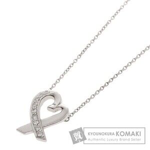 Tiffany Loving Heart Diamond Necklace White